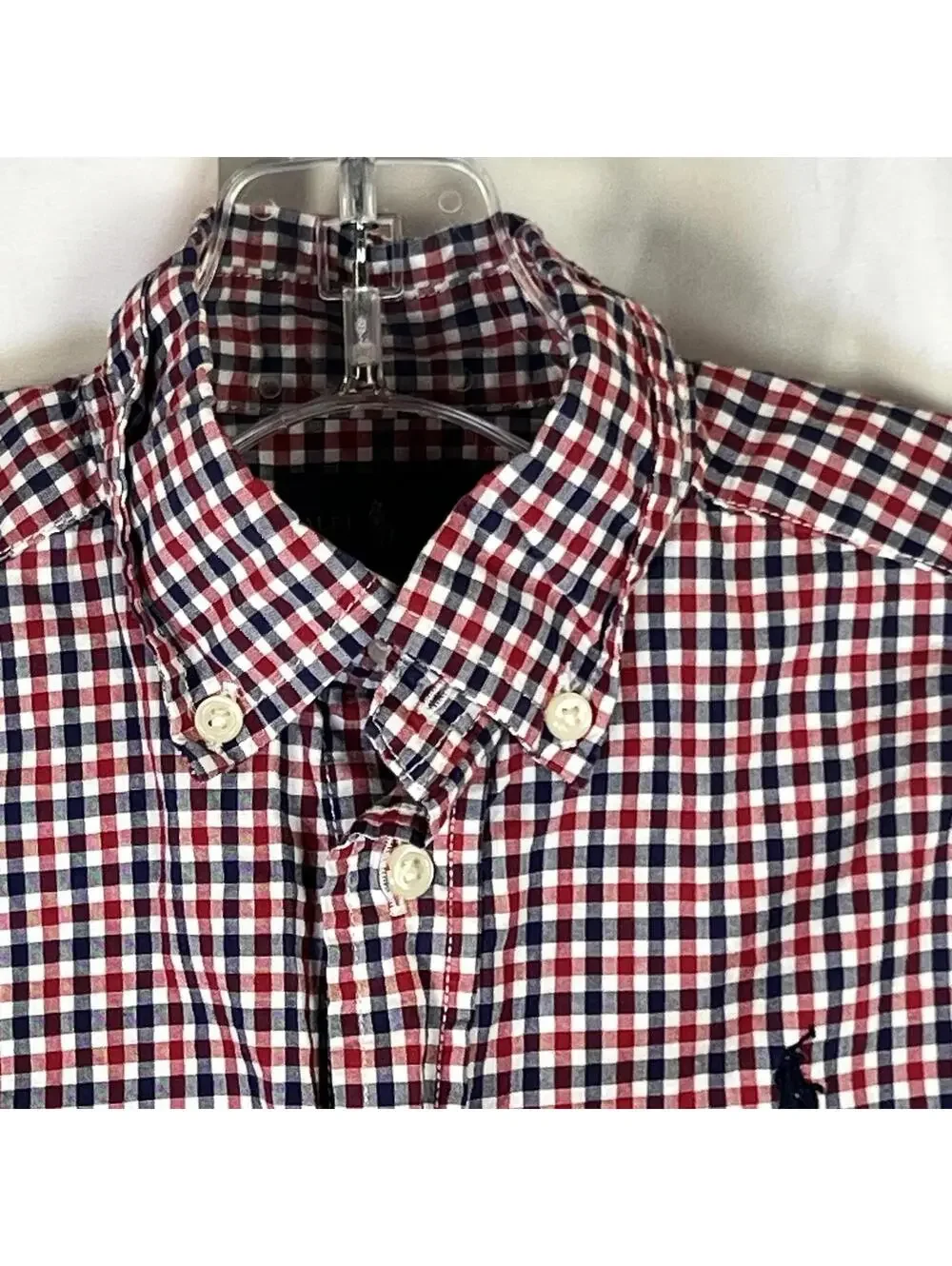 Ralph Lauren Toddler Boys Plaid Long Sleeve Button Down Shirt EUC